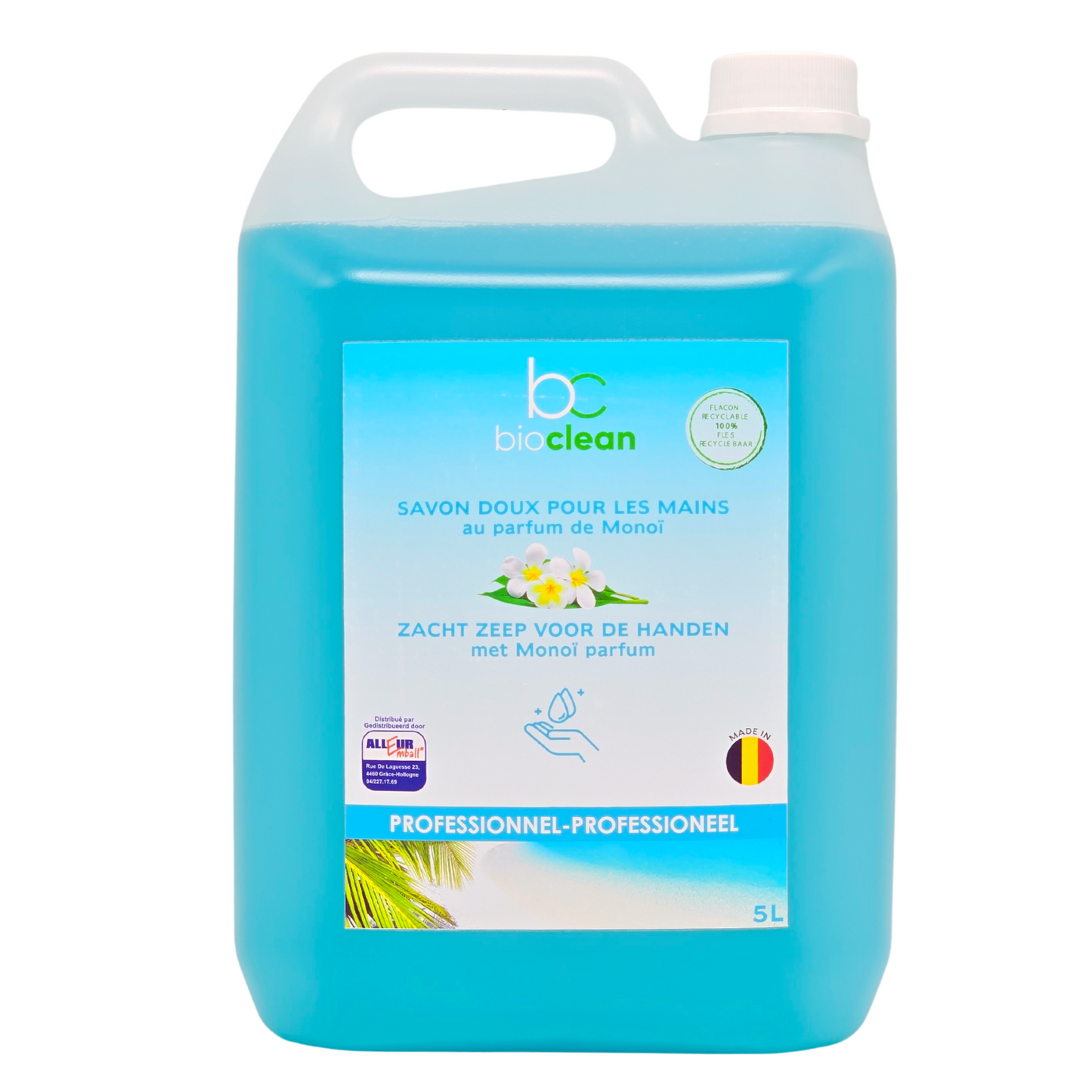 Bioclean - Zachte Monoi-handzeep